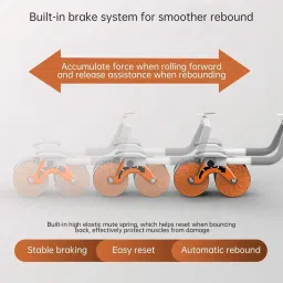 prowl Roller Wheel Exercise with Elbow Support, Automatic Rebound Abdominal Wheel Ab Exerciser image 3