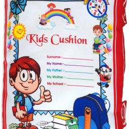 Educational Baby Learning Printed Pillow/Cushion/Soft Toys/Toddler Pillow Cotton Alphanumeric, Animals, Birds, Fruits, Smiley Baby Pillow Pack of 1-image-87