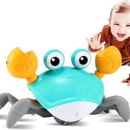 Rechargeable Crawling Crab Baby Musical Toy with Led Lights-image-14