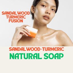 Sandalwood Turmeric Natural Soap-All Fresh Skin with Aromatherapy-10