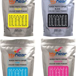 HYNEAR High Quality Toner Powder For Xerox Photocopier DC 240/242/250/252/260/550 Black + Tri Color Combo Pack Ink Toner Powder-17