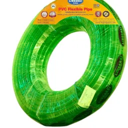 0.5 inch PVC Flexible, Green Hose Pipe for Gardening, Washing, 100 ft. Approx. Hose Pipe-image-29