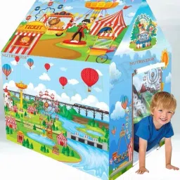 New Tent House For Kids Large Size Jumbo Tent House (Multicolor)_FK104-picture-12