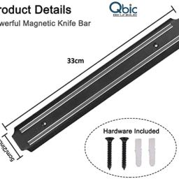 Multipurpose Wall Mounted Knife Tools Kitchen Knife Storage Magnetic Rack Strip Holder 33CM, Knife Stand Magnet Kitchen Organiser Magnet Pack of 1-image-53