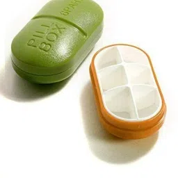 6 6 Part Pill Box - Portable Medicine Case Pill Box-image-3