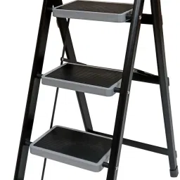 Heavy Duty Foldable Ladder with Wide Ant-Slip Steps and Anti-Skid Shoes Plastic, Steel Ladder-image-31