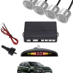 maties Universal Car Reverse Parking Sensor With LED Display ,Buzzer 109 4Parking Sensor Increased Safety For Passengers Silver 109 Parking Sensor-picture-45