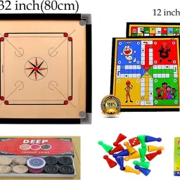 Matte large Carrom Board With 2 in 1 Ludo 81 cm Carrom Board-picture-10