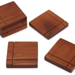 Rectangle Wood Coaster Set-image-64