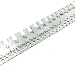 SWG Rectangular Gauge Metal Wire sheet Thickness Diameter Gauge Radius Gauge-26