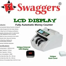 SWAGGERS heavy duty 08 Money note counting machine Note Counting Machine image 3