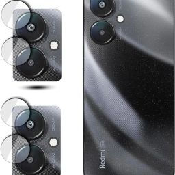 RANKART Back Camera Lens Glass Protector for Redmi 13C 5G With 9H / Anti-Scratch Anti Shock (Not A Tempered Glass)-13