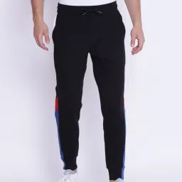 Men Solid Black Track Pants-picture-36