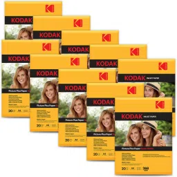 268 GSM 200 Sheet RC(ResinCoated) HighGlossy PicturePlus Super White Waterproof unruled A4 (210x297mm) Inkjet 268 gsm Photo Paper-image-78