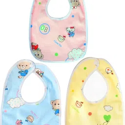 My NewBorn Baby Bib pack Of 3-image-4