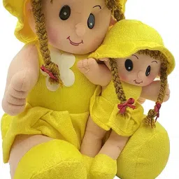 Soft Mother Daughter Doll with Non-Toxic Fabric 100% Safe for Kids- 15 inch-20