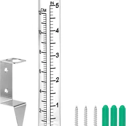 Rain Gauge Weather Monitoring 12cm Farming Tool Height Gauge-20