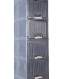 6 Chest of Drawers : Versatile Drawer Storage Organizer & Organisers Storage Box PP Collapsible Wardrobe-9
