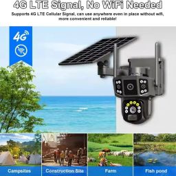 Bzrqx 1080P Full HD 4G SIM Solar Outdoor Camera With Night Vision Waterproof Housing Security Camera-image-46