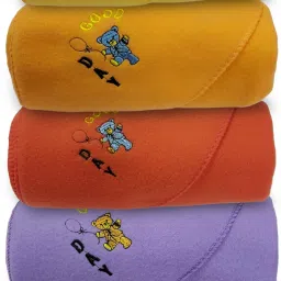 Solid Crib Hooded Baby Blanket forMild Winter-image-39