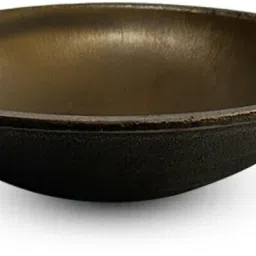Super smooth Cast iron Appam Pan - 8.7 inch Appachatty 0.5 L capacity 22 cm diameter-15