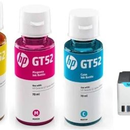 HP INK BOTTLE FOR HP 525 SMART TANK ALL IN ONE INK TANK COLOR PRINTER Black + Tri Color Combo Pack Ink Bottle-image-42