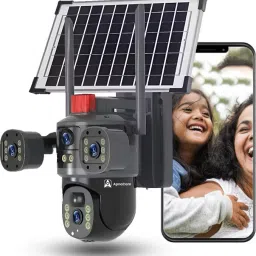 ApnaCam 4G Sim Base Solar Powered CCTV Camera 360° View Camera Solar Panel Night Vision Security Camera-14