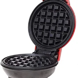 Mini Waffle Maker I Stainless Steel Non-Stick Cooking Plates & Cool Touch Handle Waffle Maker-36