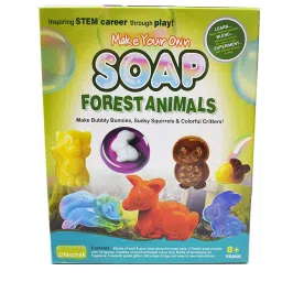 Make Your Own Soap Forest Animals, DIY Maker Games Kit for Kids.-3