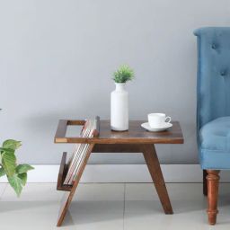 woodsworth from pepperfry Aura Sheesham Wood End Table in Scratch Resistant Provincial Teak Finish-picture-35