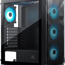 Ant Esports ICE- 112 Support ATX, Micro-ATX, ITX | Pre-Installed 3 Front Fans & 1 Rear Fan Mid- Tower Computer Case/Gaming Cabinet with USB 2.0 and USB 3.0 Ports Compatible with Computer-picture-13