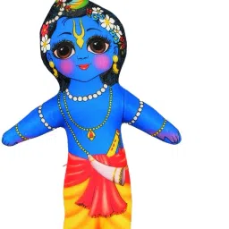Little Krishna Soft Toy for Kids Baby 8 inch, Cuddly Stuffed Toy for Home Decor.- 20 cm-image-65