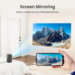Portronics Beem 410 Smart LED Projector with Android 9.0, 1080p HD Resolution, 6W Speaker (3600 lm / Remote Controller) Portable Projector image 4