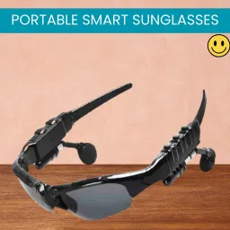 YAROH Bluetooth Sunglasses With Wireless Earphones Attached & Stereo Sound FeatureT182-image-4