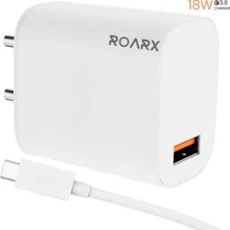 RoarX 18 W Quick Charge 3 A Wall Charger for Mobile with Detachable Cable-79