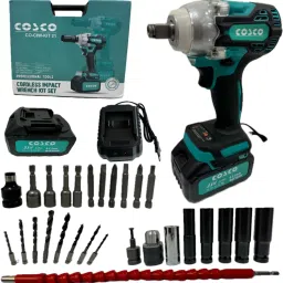 COSCO CO-CIW-KIT 21 CORDLESS IMPACT WRENCH KIT SET 21V LI-ION BATTERY & CHARGER Cordless Impact Wrench-4