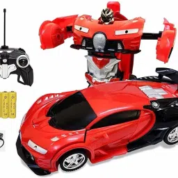 Transformer Remote Control Car Robot car Transforming Robot, Deformation Toys 2 In 1 Transform Car Robot for Kids-3