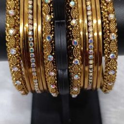 Alloy Gold-plated Bangle Set-image-5