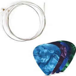 Acoustic SGM-GC12 Guitar String Combo 1st , 2nd & 4 Colorful Pick Guitar String-image-96
