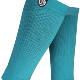 Compression Calf Sleeve for Viscose veins,Cricket,Running Turquoise L/XL 1 Pair Men, Women Compression-14