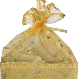 Small Hamper Basket Boxes for Gift Empty | Ready to Use Hamper Basket, Set of 1 Wooden Fruit & Vegetable Basket-27