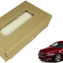 Basic-Beige Tissue Box Leatherette-480 Vehicle Tissue Dispenser-image-19