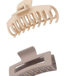 Xivir Women Set of 2 Rectangle & Infinity Claw Clips-27