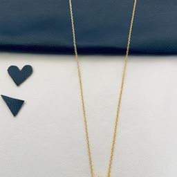 ABDESIGNS Gold-Plated Brass Artificial Stones-Studded Chain-image-2