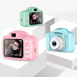 Kids Camera, Digital Video Camera Gift for Age 3 4 5 6 7 8 9 10 Year Old Girls, Mini Rechargeable and Shockproof Camera Creative DIY Camcorder (Multicolor)-11