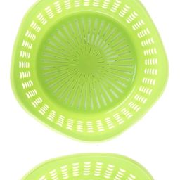 Set of 3 Multipurpose Plastic Baskets for Fruits Vegetables Chocolate Storage and Kitchen Fridge Dining Table Plastic Fruit & Vegetable Basket-12