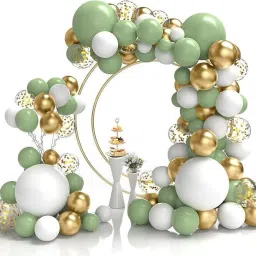 Solid Olive green balloon garland kit for birthday, anniversary party decoration Balloon-image-78