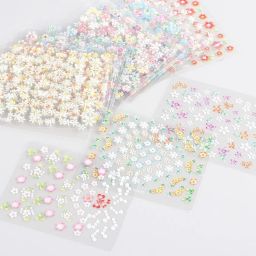 Mini Flower Nail Art Stickers 12 Sheet-image-62