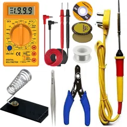 8 IN 1 25W Soldering Iron Kit Set for Beginners with Digital Multimeter 50 W Simple-image-67