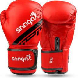 Premium Leather Boxing Gloves for Sparring, Boxing, Muay Thai, MMA - 12oz Boxing Gloves-19